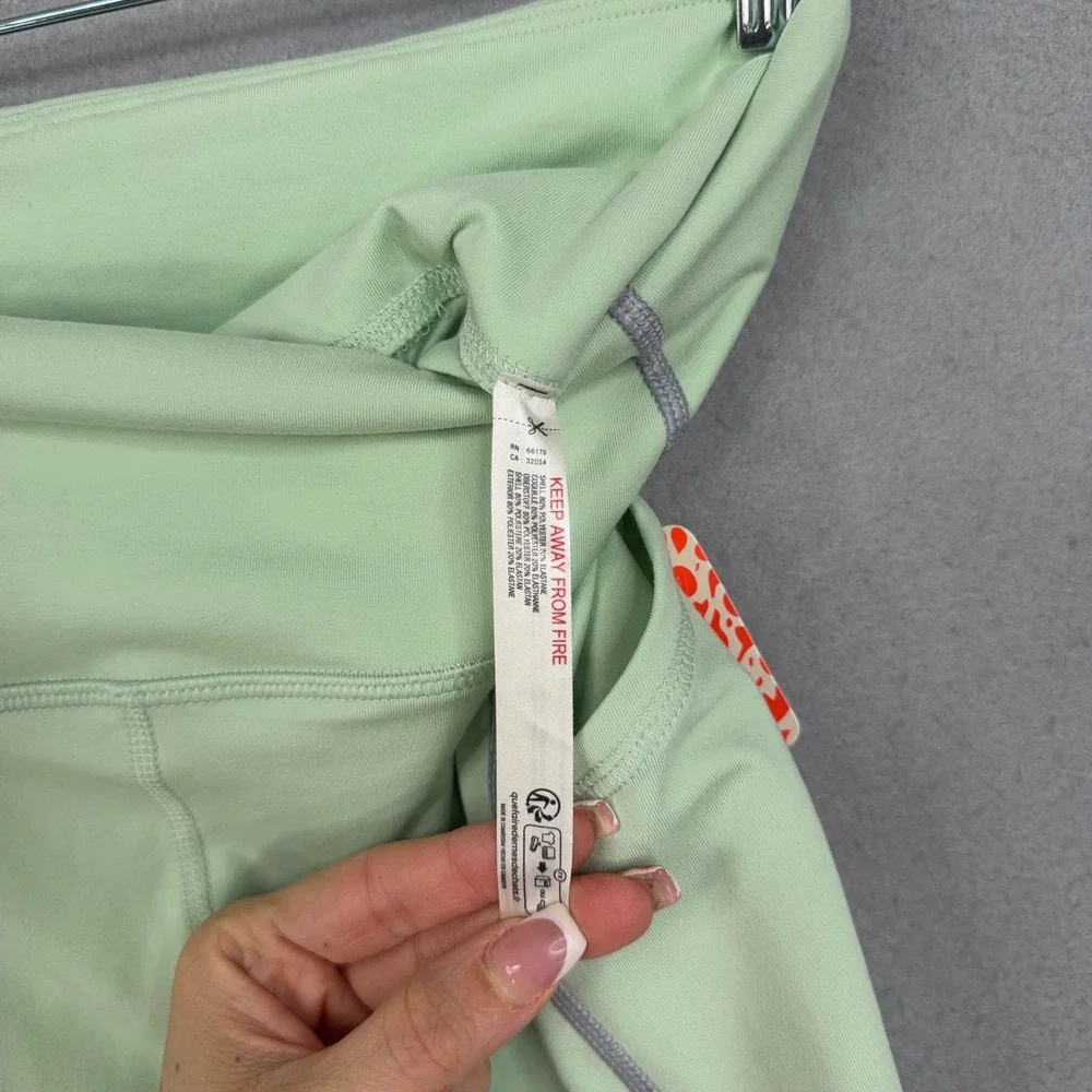 FP Movement Leggings Women Small Mint Green High Rise Pocket Athleisure Gym